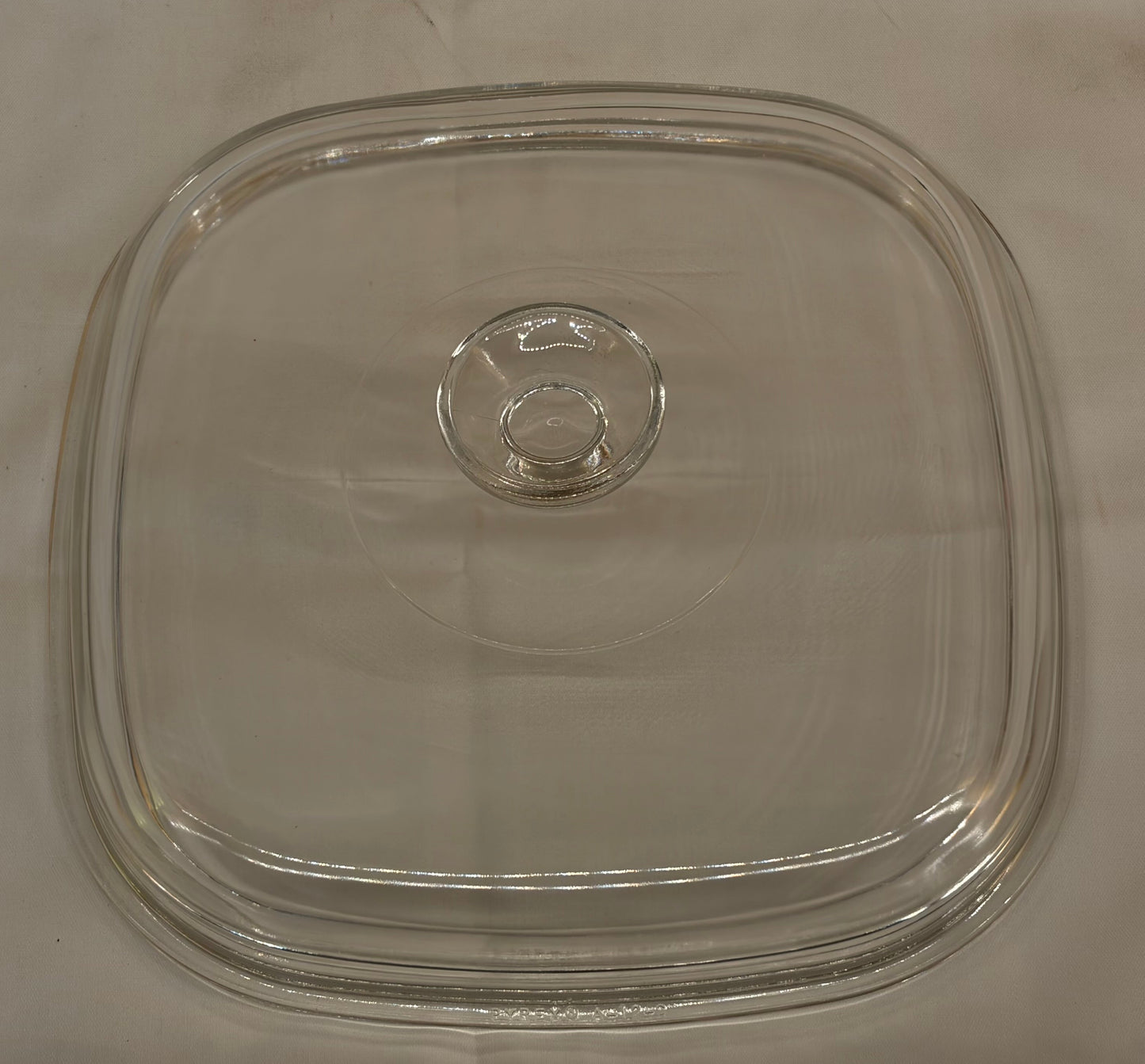Pyrex A-12-C Replacement Lid — Square Clear Glass Lid for CorningWare A-5-B & A-10-B Casseroles