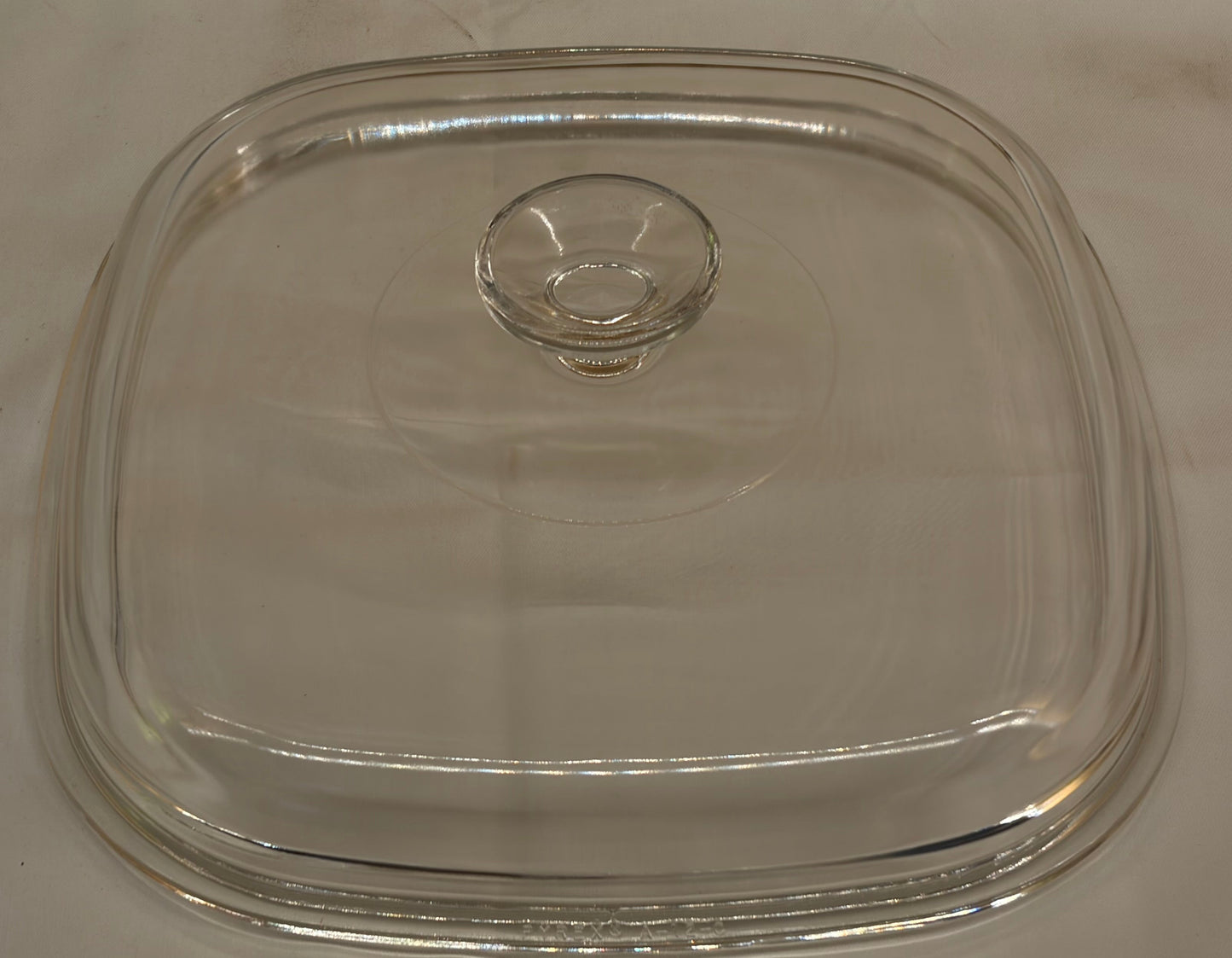 Pyrex A-12-C Replacement Lid — Square Clear Glass Lid for CorningWare A-5-B & A-10-B Casseroles