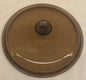 Corning Visions Pyrex Replacement Lid — 10" Amber Glass Round Lid — Marked Pyrex B