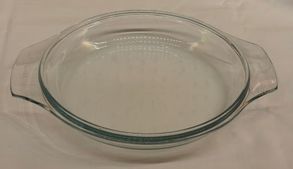 Pyrex England 2D Replacement Lid — Round Clear Glass Lid with Handles — British Pyrex