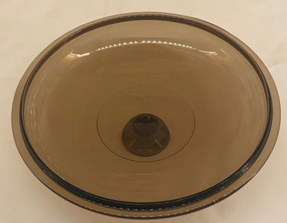 Corning Visions Pyrex Replacement Lid — 10" Amber Glass Round Lid — Marked Pyrex B