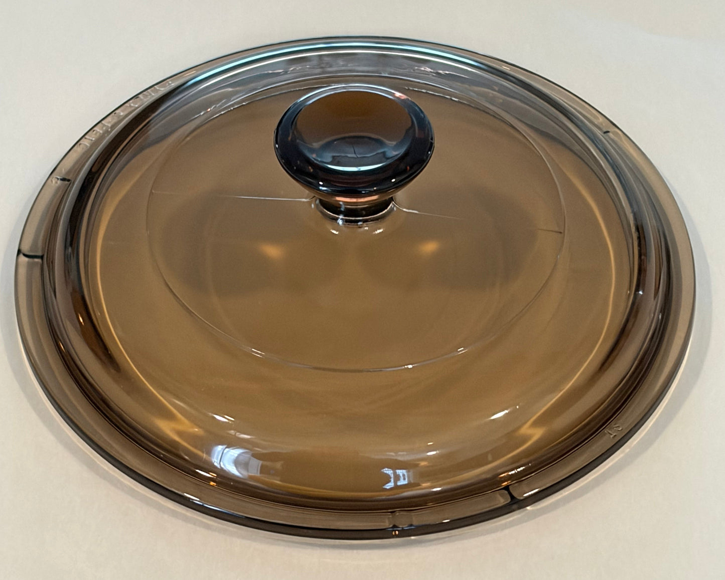 Visions P-81-C Replacement Lid — Amber Glass Round Lid for Visions Saucepan & Menuette