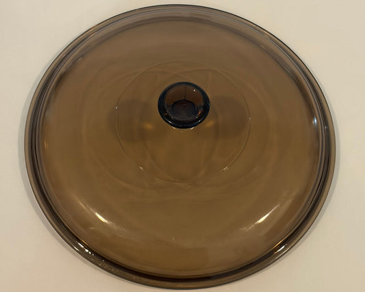 Pyrex 624-C Replacement Lid — Amber Glass Round Lid for Visions 2 Qt Casserole