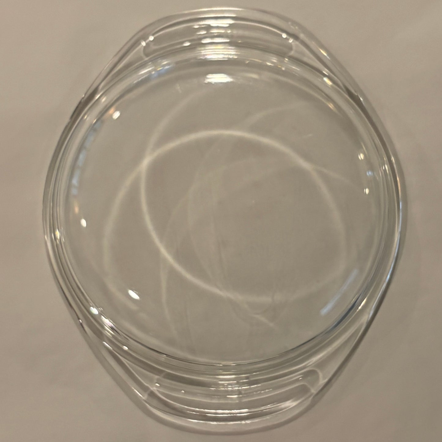Pyrex 683-C Replacement Lid — Round Clear Glass Lid for Pyrex 1.5 Qt Casserole