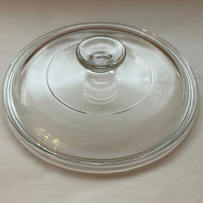 Pyrex G-5-C Replacement Lid — Round Clear Glass Lid for CorningWare French White 1.5 Qt