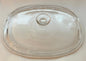 Pyrex DC1.5-C Replacement Lid — Oval Clear Glass Lid for CorningWare — Plain Knob