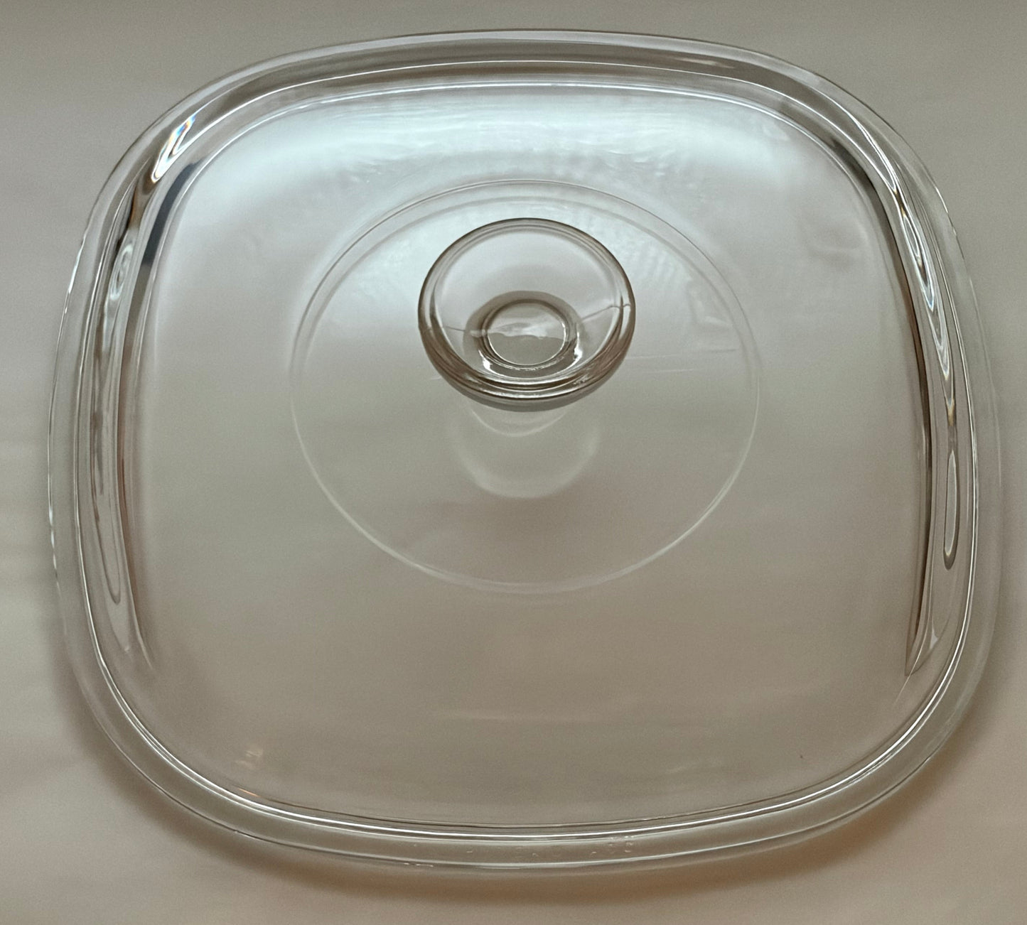 Pyrex A-9-C Replacement Lid — Square Clear Glass Lid for CorningWare Casseroles