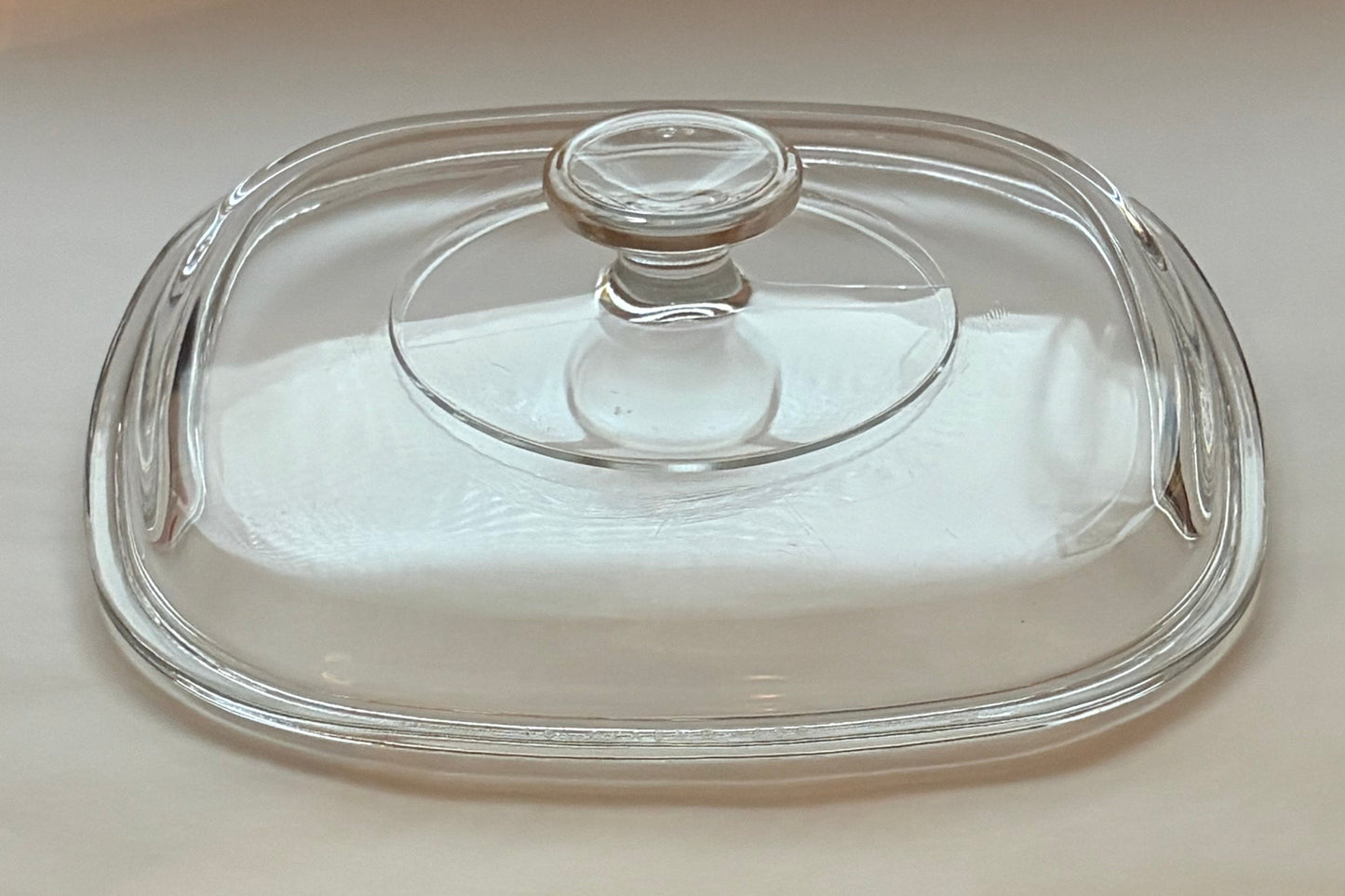 Pyrex A-9-C Replacement Lid — Square Clear Glass Lid for CorningWare Casseroles