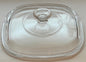 Pyrex A-9-C Replacement Lid — Square Clear Glass Lid for CorningWare Casseroles